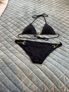 Victoria's Secret gold chain bikini XS/M